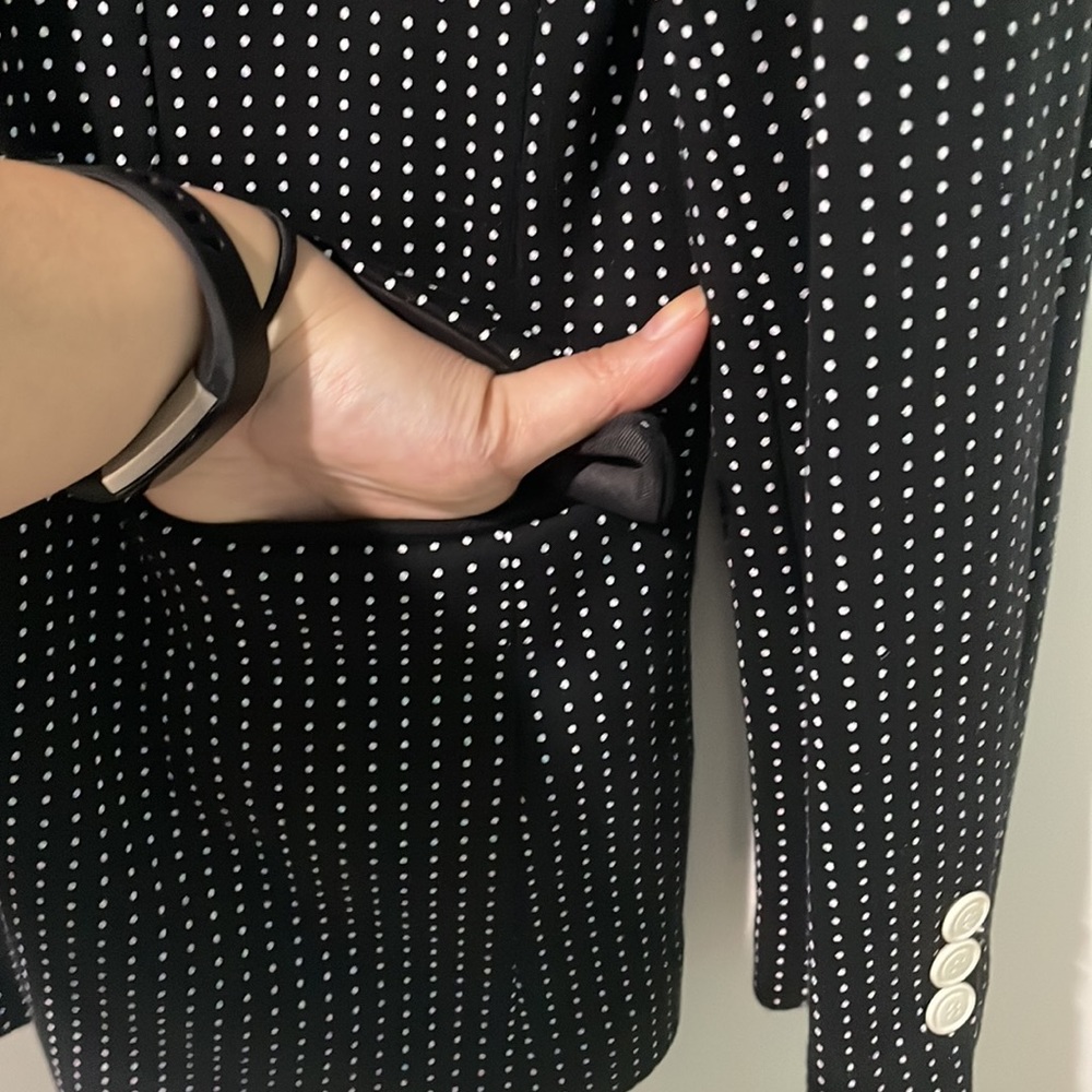 Y-3 Adidas Yohji Yamamoto mens polka dot cotton blazer - Picture 7 of 13